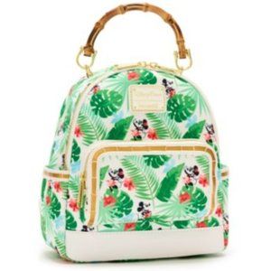 Disney Parks Loungefly Mickey and Minnie Tropical Hideaway Backpack